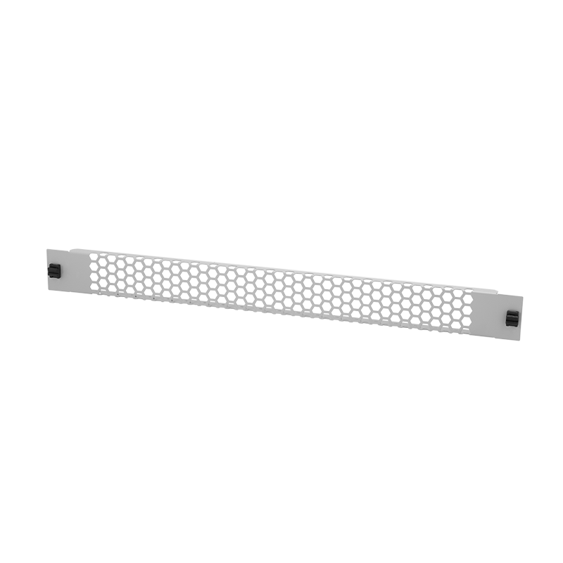 19" Toolless ventilation panel, 1U, light grey