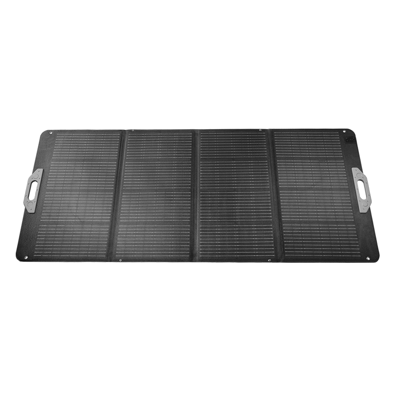 Foldable-stand alone-solar panel, 229,7x54x0,2 cm, 200 W, IP67, black