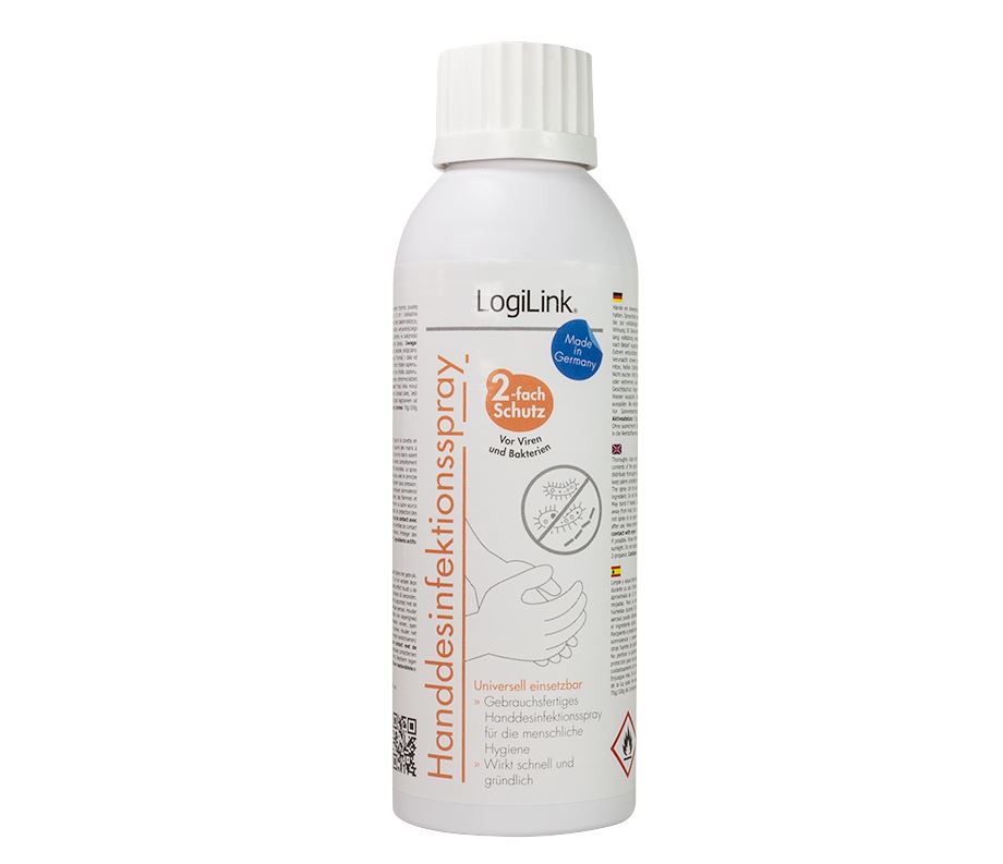 LogiLink Hand disinfection spray, 150 ml