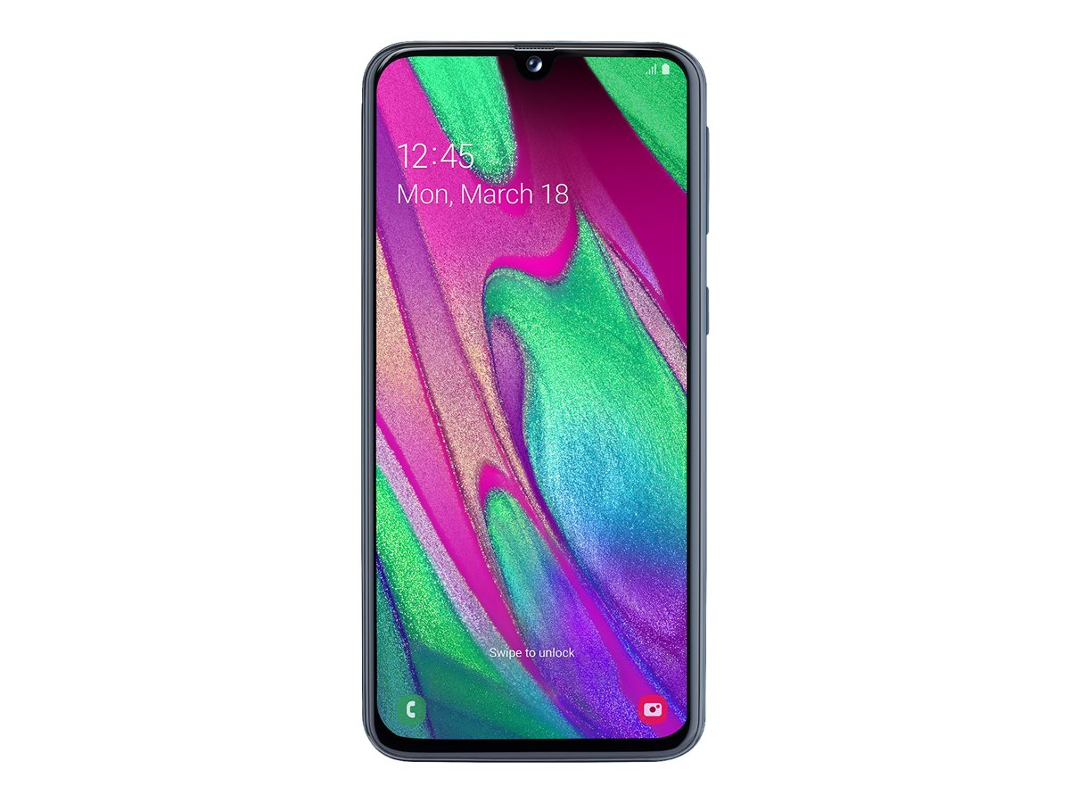 Samsung Galaxy A40 smartphone (sort)