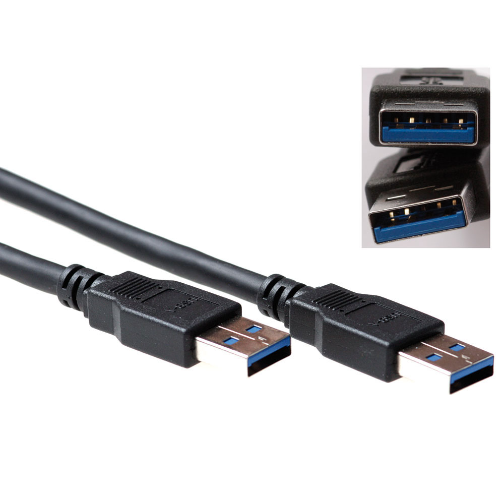 ACT USB 3.0 A male - USB A male 0,50 m