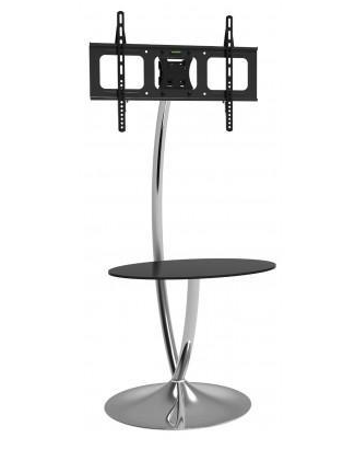 Gulvstander med hylde - op til 68 kg - VESA 600 x 400