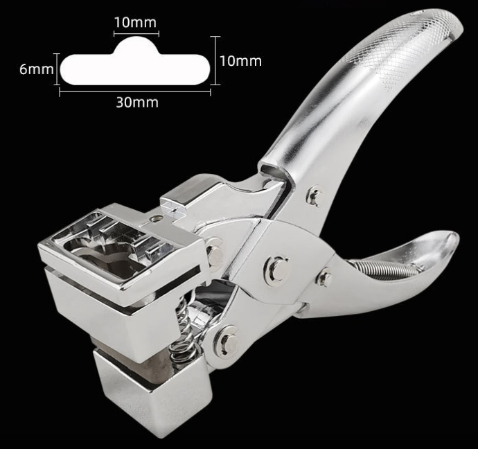 Tang til aflange huller i hængere til butiksvarer - 30 x 6 mm