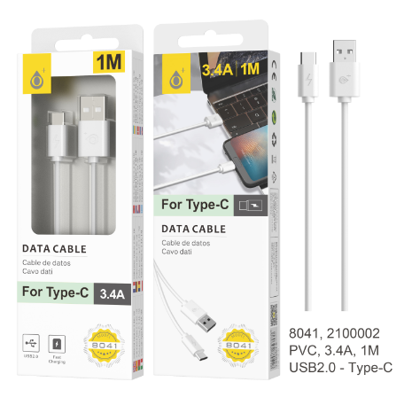 OnePlus USB-C kabel - 1 meter - Hvid