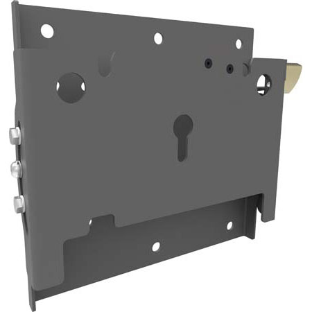 Tiltable wall - truss attachment for brackets with three-point coupling