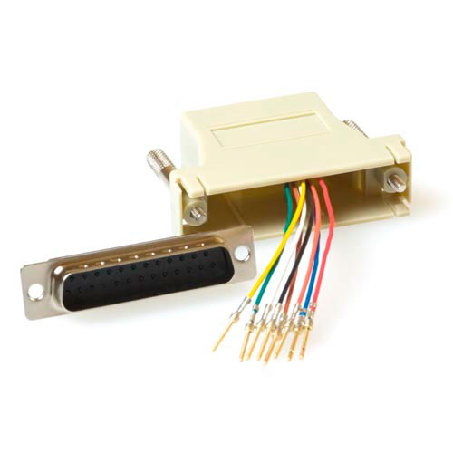 ACT Mountable Heavy Duty Adapter RJ-45 Female to 25 pole D-Sub Male