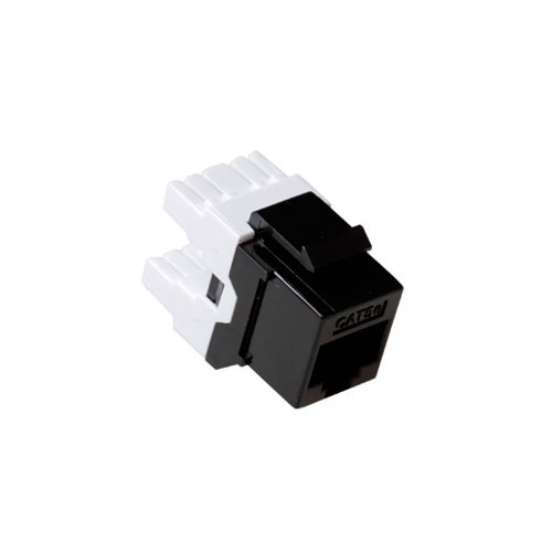 ACT Keystone Jack CAT6 unshielded black