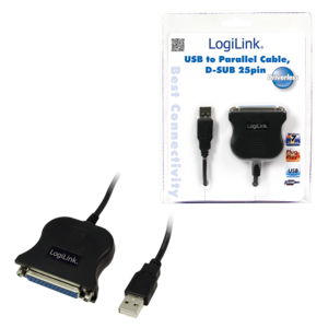 LogiLink® Adapter USB to parallel, 1,5 M