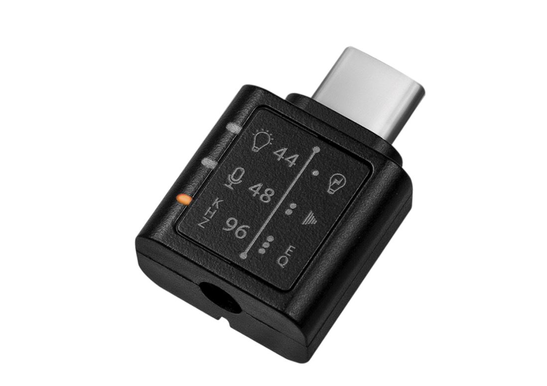 Logilink USB 3.2 audio adapter with EQ, USB-C/M to 3.5 mm/F