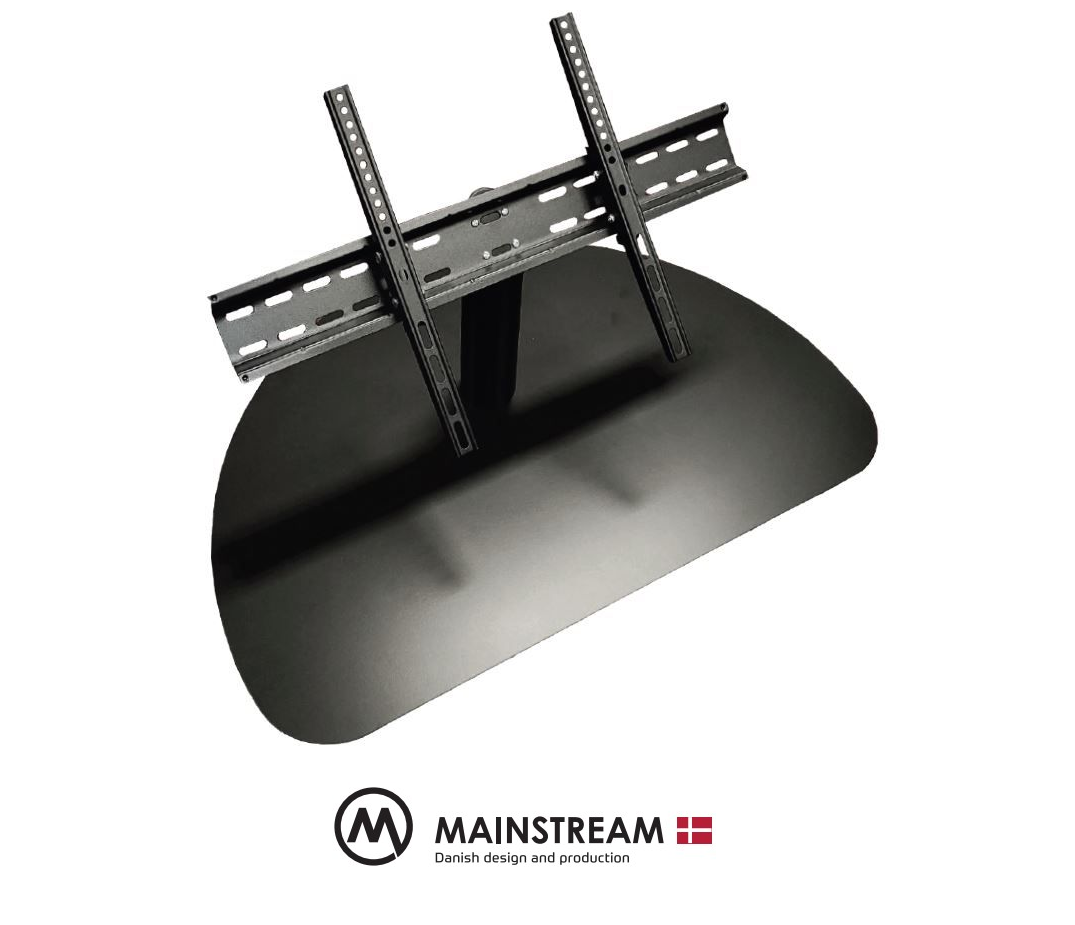 Holmes scenestander uden hjul - 350 mm - 45 grader - op til 20 kg - VESA 600 x 400 - 65"