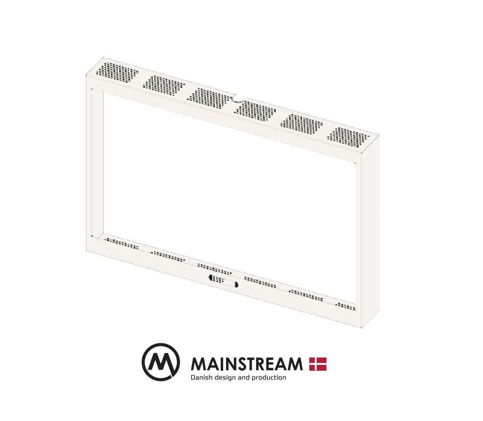 Mainstream Display Enclosure med beskyttelsesglas til 70" - Ekskl. beslag