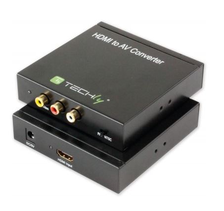 Techly AV to HDMI Converter 3xRCA