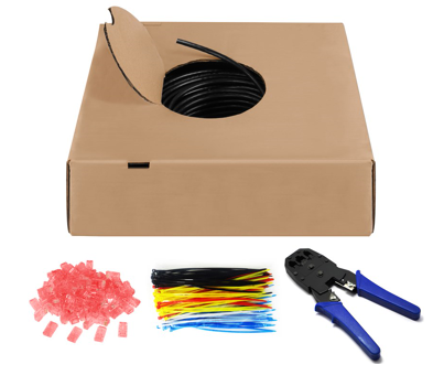 LAN CAT 6 OUTDOOR SOLID U/UTP CU 100m Set