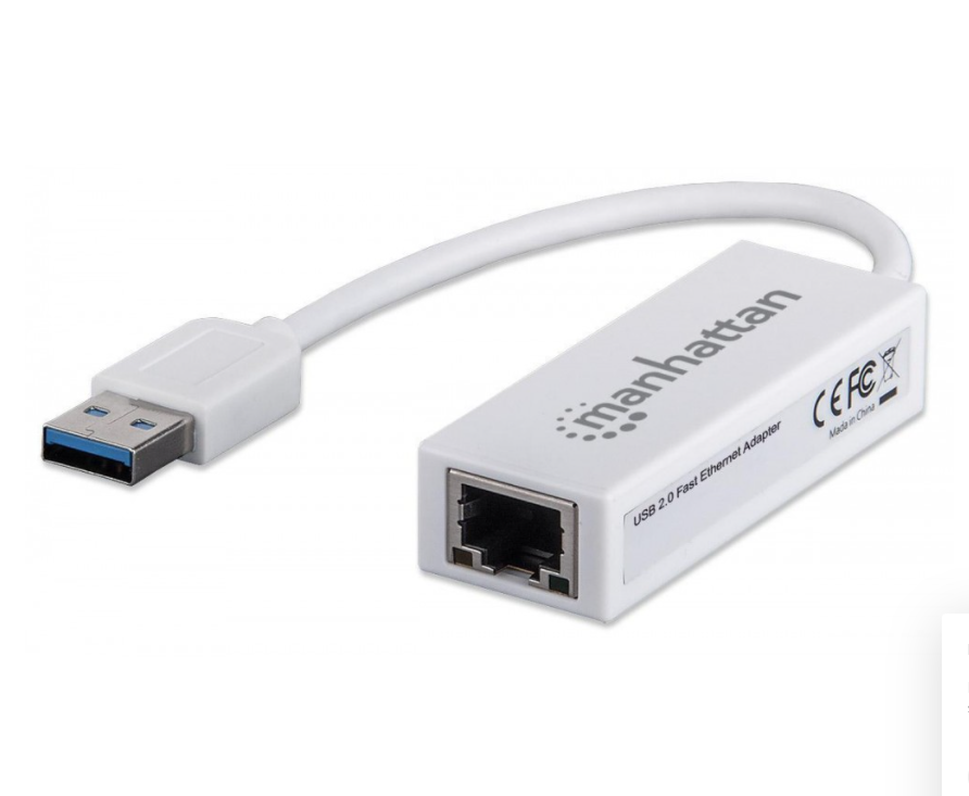 USB 2.0 til Ethernet adapter - 100 Mbps