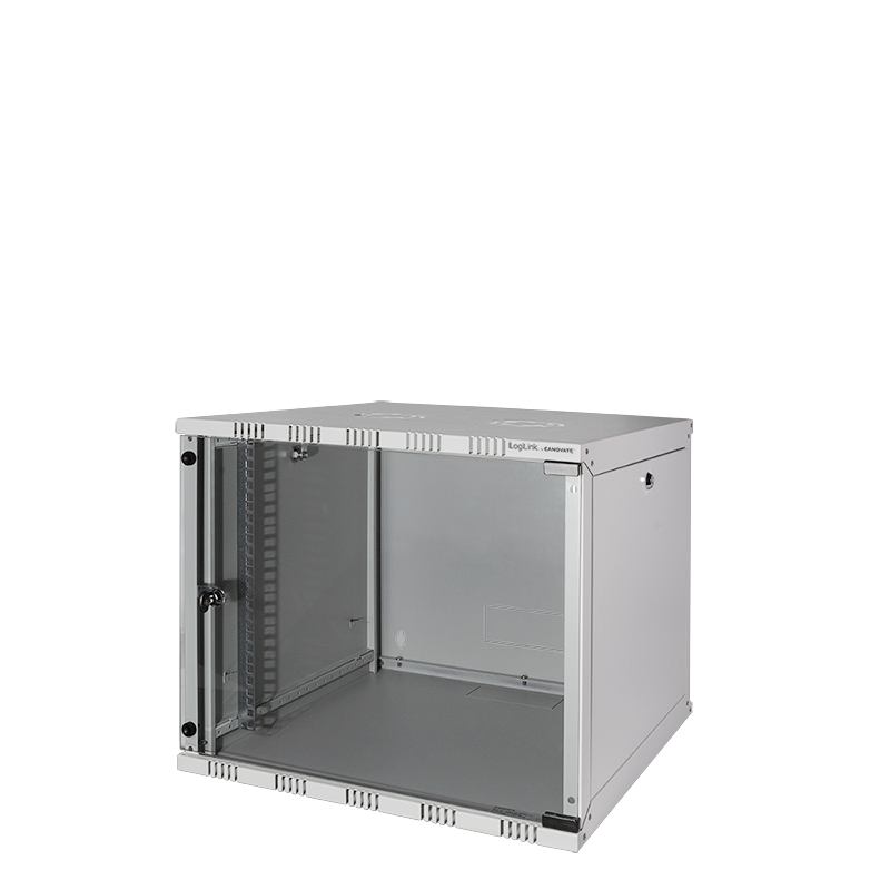 19" SOHO Wallmount Cabinet 9U, 550 mm depth, grey, assembled