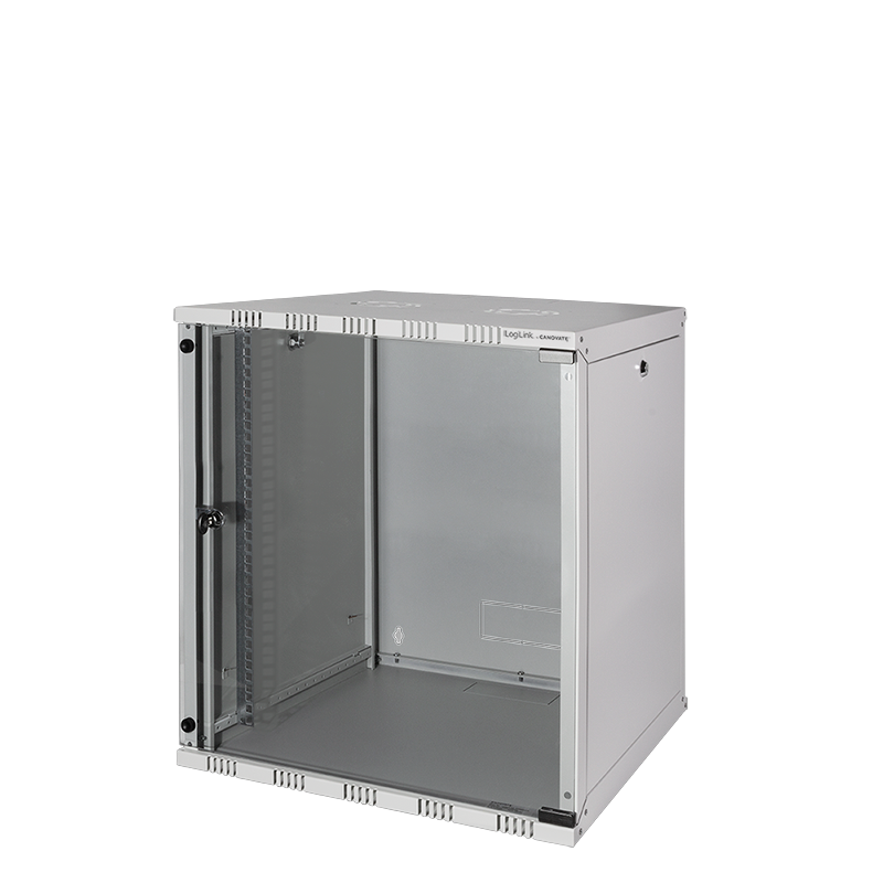 19" SOHO Wallmount Cabinet 12U, 550 mm depth, grey, assembled