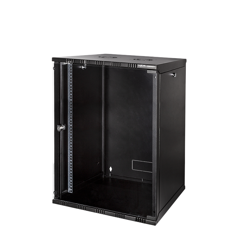 19" SOHO Wallmount Cabinet 15U, 550 mm depth, black, assembled