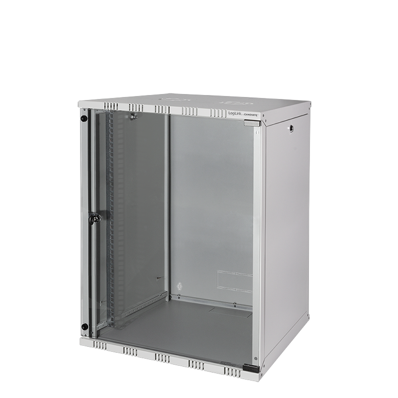 19" SOHO Wallmount Cabinet 15U, 550 mm depth, grey, assembled