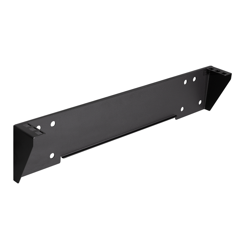 LogiLink 19" vertical wall mount bracket / under desk mount, 1 U, black