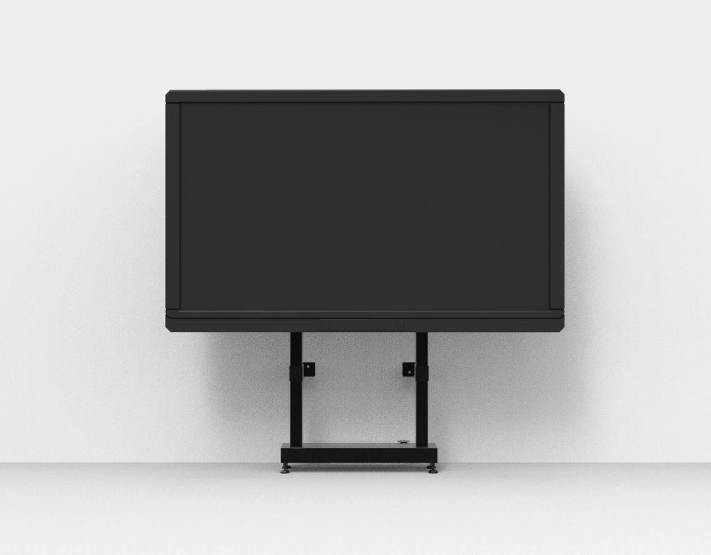 DIMASA Højdejusterbart vægbeslag med gulvstøtte - op til 100 kg / 95". VESA 800 x 600.